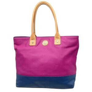 Tory Burch Pink and Blue Shoulder Bag